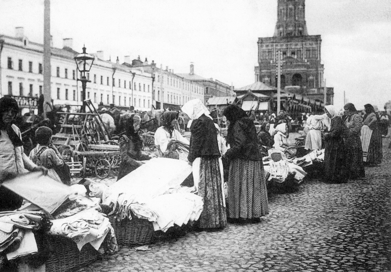 Рынок Сухаревка в Москве