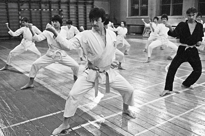 Занятие карате