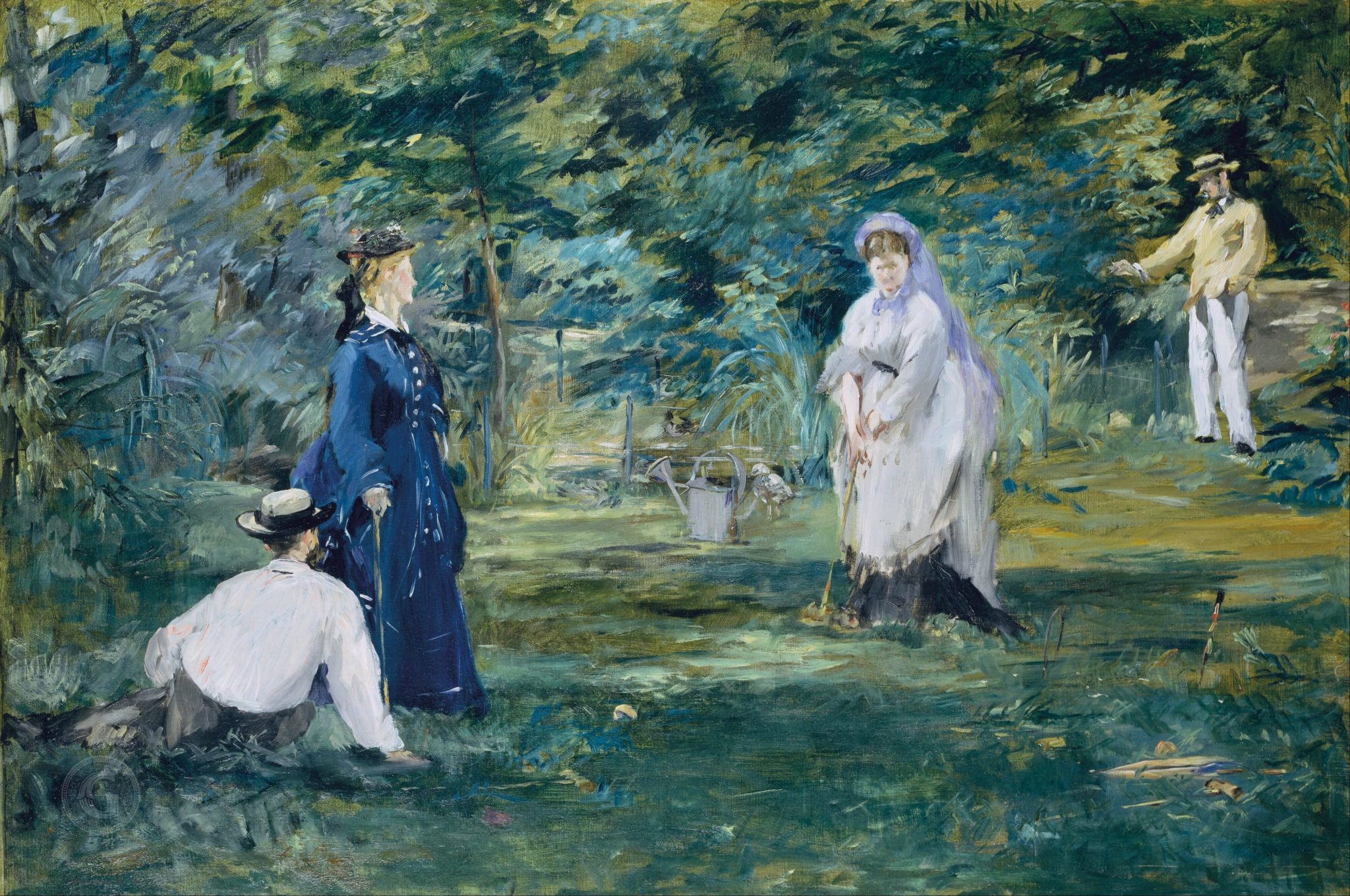 Джо мане. Эдуард Мане. Эдуард Мане крокет. Эдуард Мане (Edouard Manet) 1832-1883. Эдуард Мане партия в крокет.