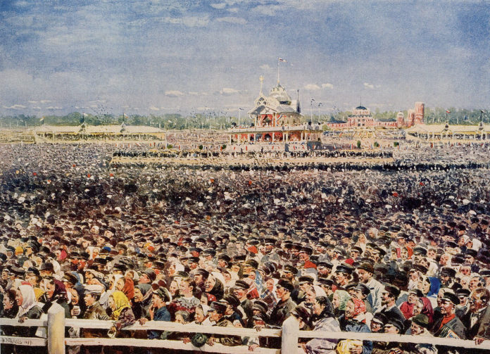 1200px-Chodynka Давка на Ходынском поле. Владимир Маковский. 1901 год